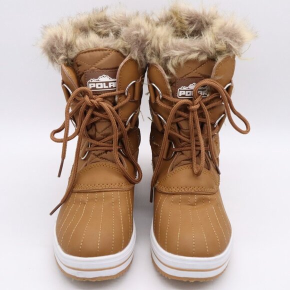 POLAR Womens Size 6 (US)Snow Boot Quilted Winter Snow Waterproof Warm Rain Boot - Picture 2 of 11